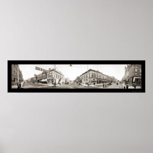 Hastings Nebraska写真1909 ポスター (正面)