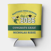 Hastings NY Buzz Custom ANY MESSAGE Grad  缶クーラー (正面)