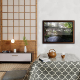 Hastleは無駄な諺ブリッジポスターを作る ポスター