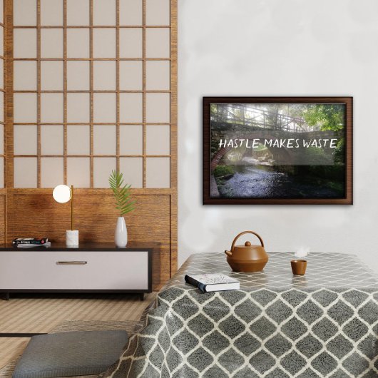 Hastleは無駄な諺ブリッジポスターを作る ポスター