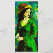 Hatブックマーク内の女性 メニュー (裏面)