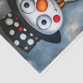 Hat はっきりした BB1デコページのレトロウィムシー雪だるま 薄葉紙 (詳細)