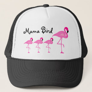 Hat Bird Truckerフラミンゴのママ キャップ