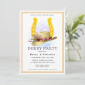  Hat  Derby Party Equestrian 招待状 (スタンド正面)