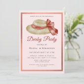 Hat Derby Party Invitation 招待状 (スタンド正面)