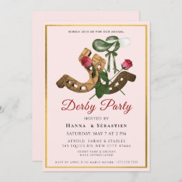 Hat Derby Party Invitation 招待状