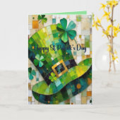 Hat for St. Patrick's Day Card カード (黄色い花)