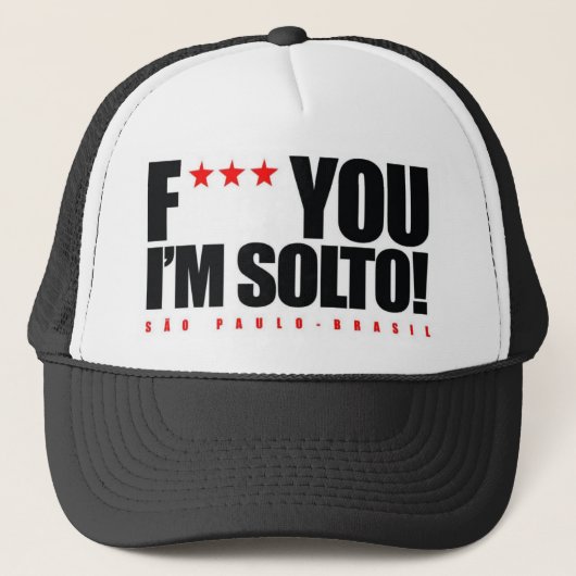 HAT I'M SOLTO SÃO PAULO BRASIL F*** YOU キャップ (正面)