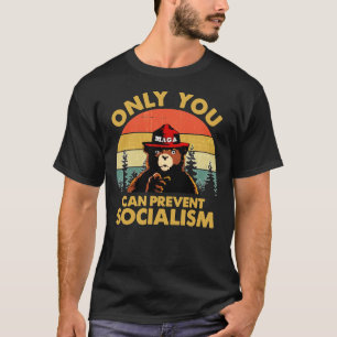 Hat MAを着用して社会主義に耐えられるのは君だけ Tシャツ