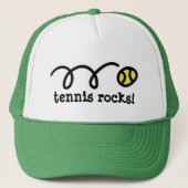 Hat with bouncing tennis ball design キャップ (正面)