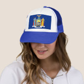 Hat with Flag of New York州-米国 キャップ (インサイチュ)