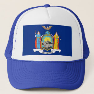 Hat with Flag of New York州-米国 キャップ