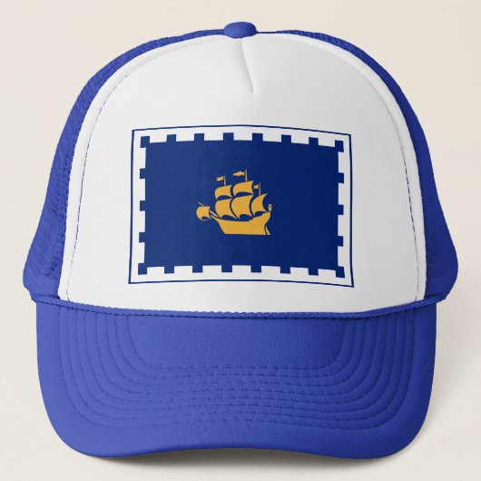 Hat with Flag of Quebec City, Canada キャップ (正面)
