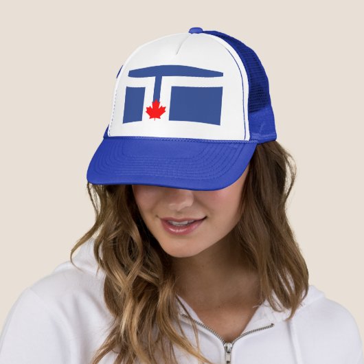 Hat with Flag of Toronto, Ontario, Canada キャップ (インサイチュ)