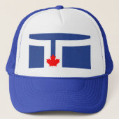 Hat with Flag of Toronto, Ontario, Canada キャップ (正面)