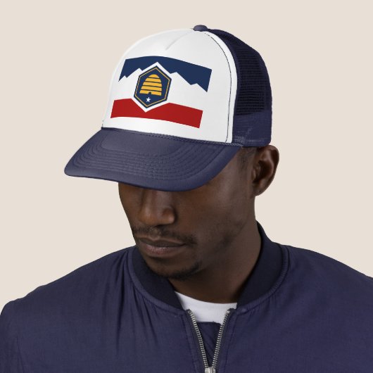 Hat with Flag of Utah, USA キャップ (インサイチュ)