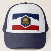 Hat with Flag of Utah, USA キャップ (正面)