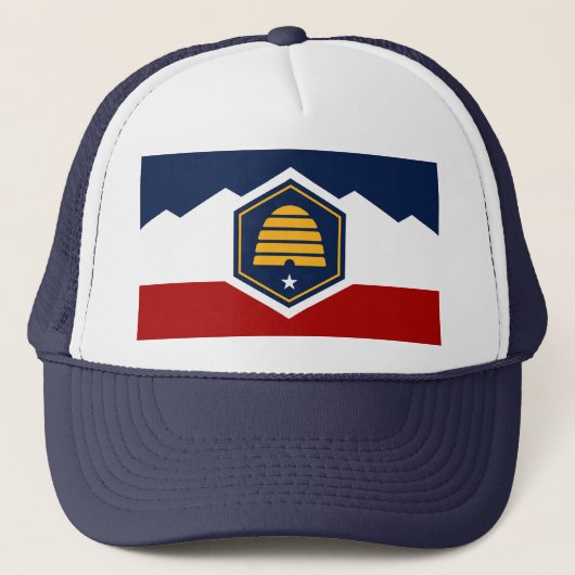 Hat with Flag of Utah, USA キャップ (正面)
