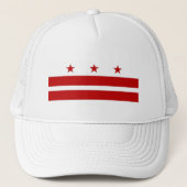 Hat with Flag of Washington DC - USA キャップ (正面)