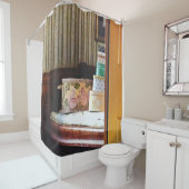 Hatboxes Seen Through an Open Door シャワーカーテン (インサイチュ)