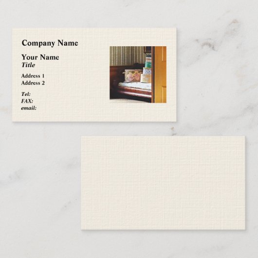 Hatboxes Seen Through an Open Door 名刺 (正面/裏面)