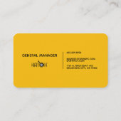 Hatch - General Manager Business Card 名刺 (裏面)