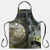 hatch on an old retro submarine エプロン (正面)