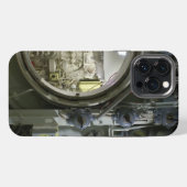 hatch on an old retro submarine iPhoneケース (裏面横)