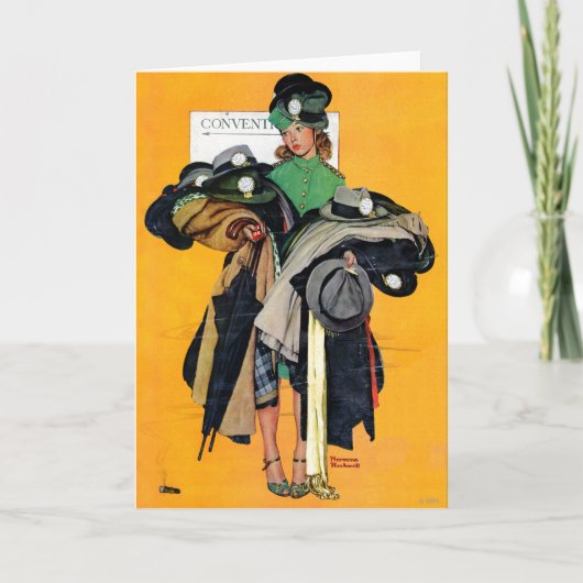 Hatcheck女の子 カード (正面)