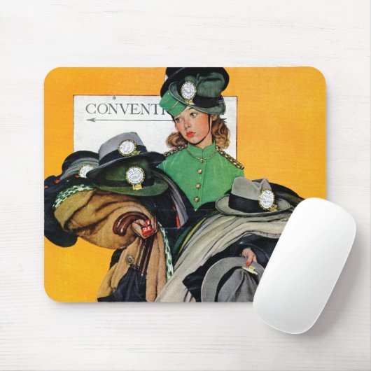 Hatcheck女の子 マウスパッド (マウス)