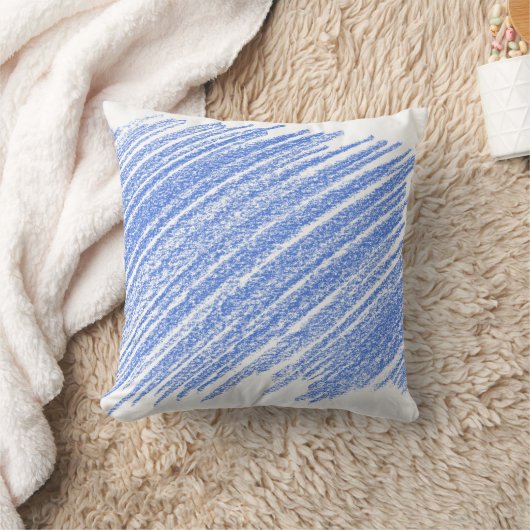 Hatching colored pencil scratch クッション (ブランケット)