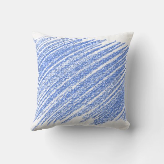 Hatching colored pencil scratch クッション (裏面)