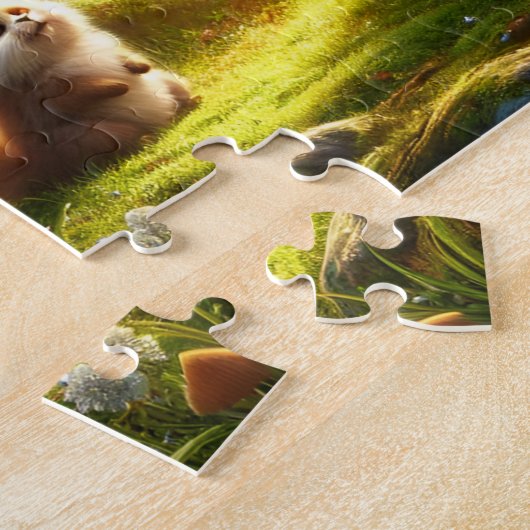 Hatching Dragon Magical Forest Scene ジグソーパズル (側面)