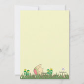 Hatchlingの鳥の妊娠の発表およびイースターC シーズンカード (裏面)