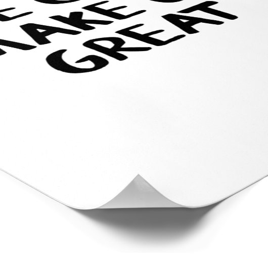 Hate Can’t Make Us Great Premium  ポスター (角)