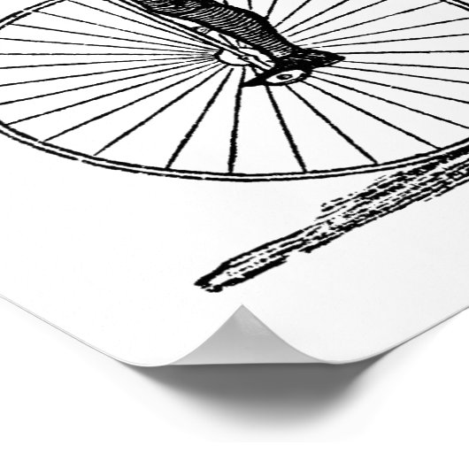 Hate Cyclstsポスタおもしろいー ポスター (角)