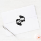 Hate Fear / Fear Hate - Stickers ラウンドシール (封筒)