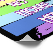 Hate Has No Home Hereステッカー ポスター (角)