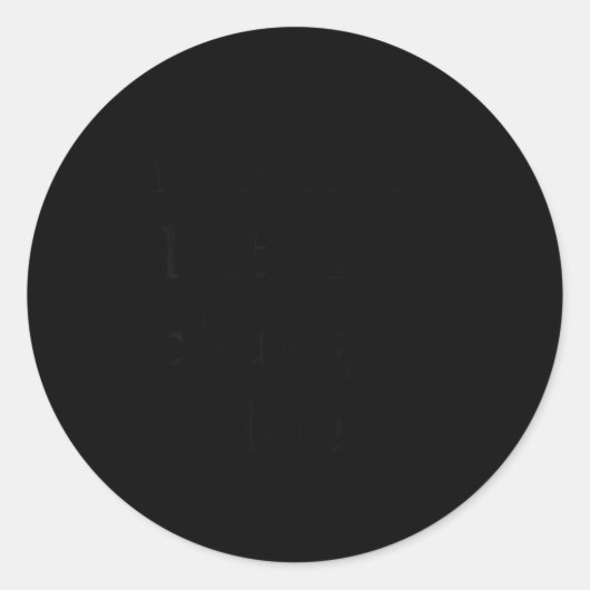 Hate My Chunguus-life Men Women ラウンドシール (正面)