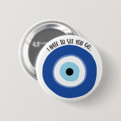 Hate To See You Goボタン 缶バッジ (正面&裏面)