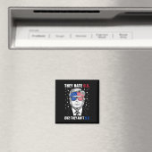 Hate Us Cuz彼らはUs Donald Trump 4th 7月 マグネット (インサイチュ (食洗機))