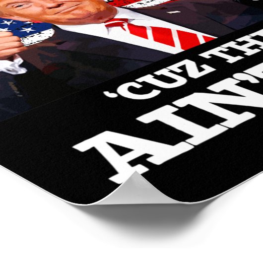 Hate Us Cuz They't Us Usa Donald Trump Conserv ポスター (角)