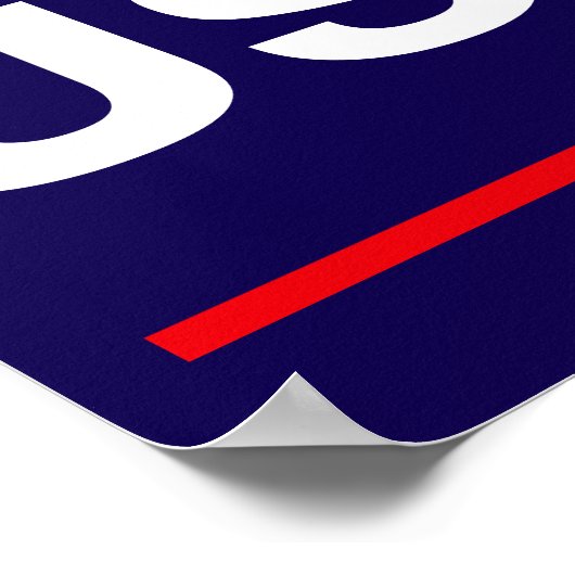 Hate Will Not Make Us Great - No MAGA - Anti-Trump ポスター (角)