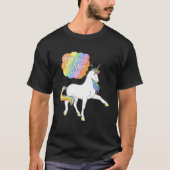 Haters Gonna Hate Unicorn Funny Cute Tシャツ (正面)