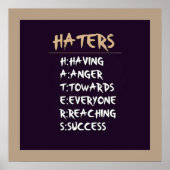 Haters poster ポスター (正面)