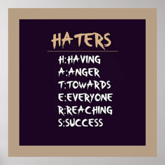 Haters poster ポスター