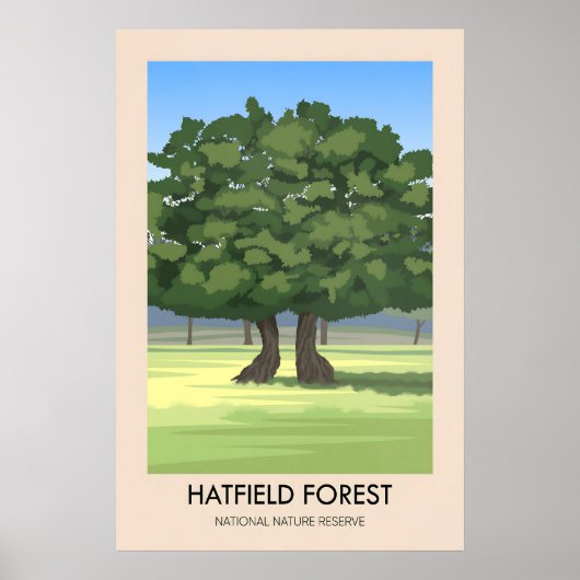 Hatfield Forest Travel Poster ポスター (正面)