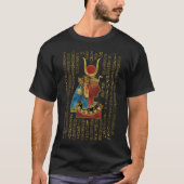 Hathorのエジプトのオーナメント Tシャツ (正面)