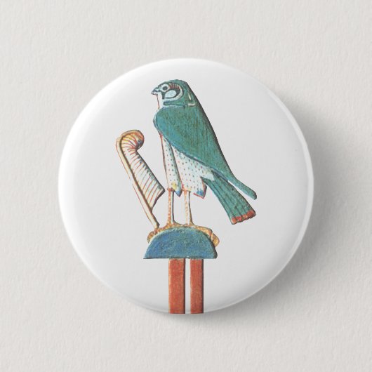 Hathorの頭飾り 缶バッジ (正面)