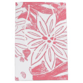 HATHOR Coral Floral Gift Bag ミディアムペーパーバッグ (正面)